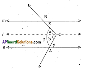 AP Board 9th Class Maths Solutions Chapter 4 Lines and Angles Ex 4.3 7