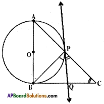 AP SSC 10th Class Maths Solutions Chapter 9 Tangents and Secants to a Circle Ex 9.2 13