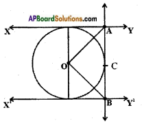 AP SSC 10th Class Maths Solutions Chapter 9 Tangents and Secants to a Circle Ex 9.2 4