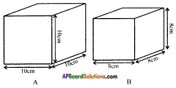 AP Board 8th Class Maths Solutions Chapter 14 Surface Areas and Volume (Cube-Cuboid) InText Questions 3