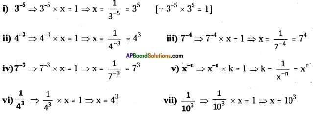 AP Board 8th Class Maths Solutions Chapter 4 Exponents and Powers InText Questions 1