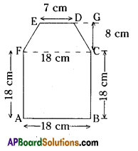 AP Board 8th Class Maths Solutions Chapter 8 Area of Plane Figures Ex 9.1 12