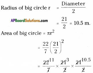 AP Board 8th Class Maths Solutions Chapter 8 Area of Plane Figures Ex 9.2 6