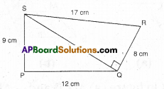AP Board 9th Class Maths Solutions Chapter 11 Areas Ex 11.1 2