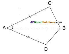 AP Board 9th Class Maths Solutions Chapter 7 Triangles Ex 7.1 1