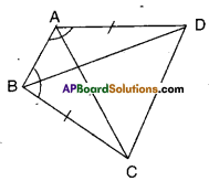 AP Board 9th Class Maths Solutions Chapter 7 Triangles Ex 7.1 2