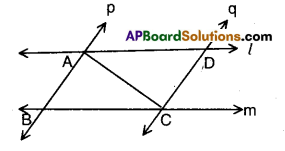 AP Board 9th Class Maths Solutions Chapter 7 Triangles Ex 7.1 4