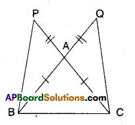 AP Board 9th Class Maths Solutions Chapter 7 Triangles Ex 7.1 9