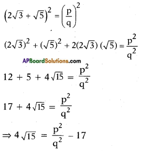 AP SSC 10th Class Maths Solutions Chapter 1 Real Numbers Optional Exercise 1
