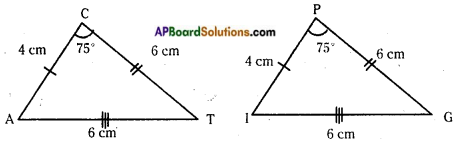 AP Board 7th Class Maths Notes Chapter 8 Congruency of Triangles 3