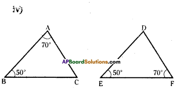 AP Board 7th Class Maths Solutions Chapter 8 Congruency of Triangles Ex 3 4
