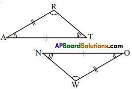 AP Board 7th Class Maths Solutions Chapter 8 Congruency of Triangles Ex 4 8