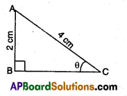 AP 10th Class Maths Bits Chapter 11 Trigonometry with Answers 1