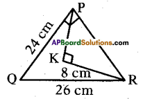 AP 10th Class Maths Bits Chapter 8 Similar Triangles with Answers 18