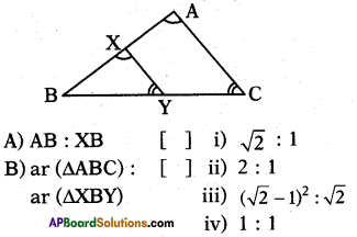 AP 10th Class Maths Bits Chapter 8 Similar Triangles with Answers 47
