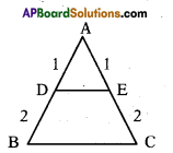 AP 10th Class Maths Bits Chapter 8 Similar Triangles with Answers 57