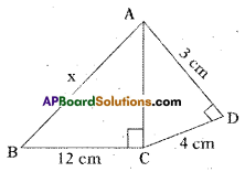 AP 10th Class Maths Bits Chapter 8 Similar Triangles with Answers 9