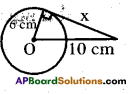 AP 10th Class Maths Bits Chapter 9 Tangents and Secants to a Circle with Answers 30