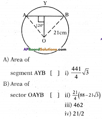 AP 10th Class Maths Bits Chapter 9 Tangents and Secants to a Circle with Answers 42