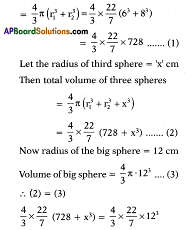 AP 10th Class Maths Important Questions Chapter 10 Mensuration 7