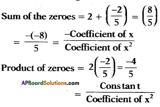 AP 10th Class Maths Important Questions Chapter 3 Polynomials 3