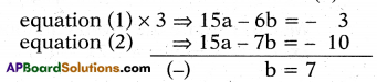 AP 10th Class Maths Important Questions Chapter 4 Pair of Linear Equations in Two Variables 17