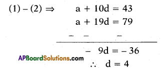 AP 10th Class Maths Important Questions Chapter 6 Progressions 2