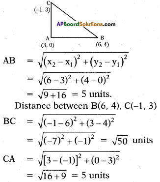 AP 10th Class Maths Important Questions Chapter 7 Coordinate Geometry 20