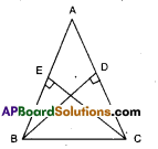 AP 9th Class Maths Bits Chapter 7 Triangles 10
