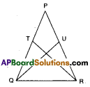 AP 9th Class Maths Bits Chapter 7 Triangles 11