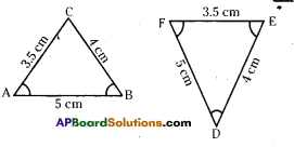 AP 9th Class Maths Bits Chapter 7 Triangles 12