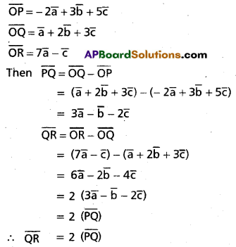 Inter 1st Year Maths 1A Addition of Vectors Important Questions 10