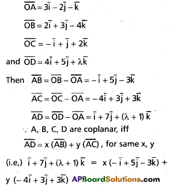 Inter 1st Year Maths 1A Addition of Vectors Important Questions 11