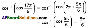 Inter 1st Year Maths 1A Inverse Trigonometric Functions Solutions Ex 8(a) I Q2(v)