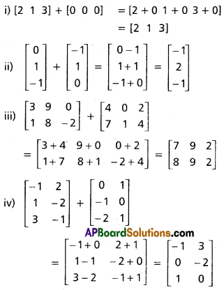 Inter 1st Year Maths 1A Matrices Solutions Ex 3(a) I Q1