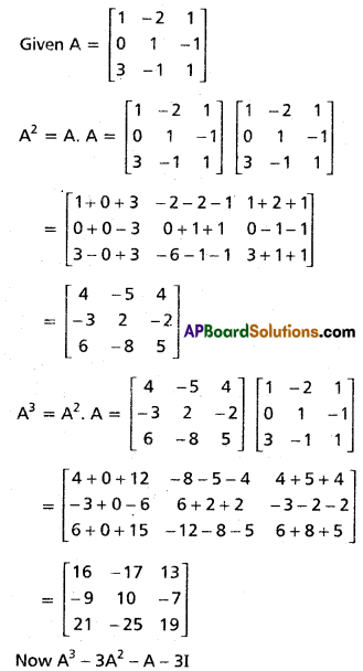 Inter 1st Year Maths 1A Matrices Solutions Ex 3(b) II Q3