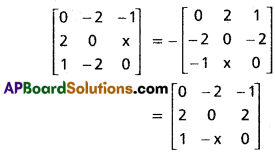 Inter 1st Year Maths 1A Matrices Solutions Ex 3(c) I Q5