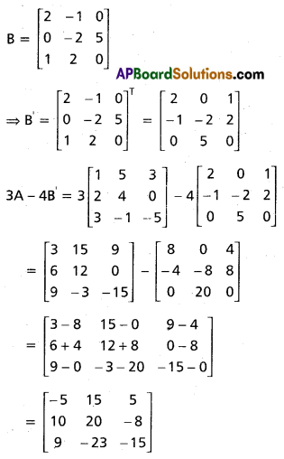 Inter 1st Year Maths 1A Matrices Solutions Ex 3(c) II Q2