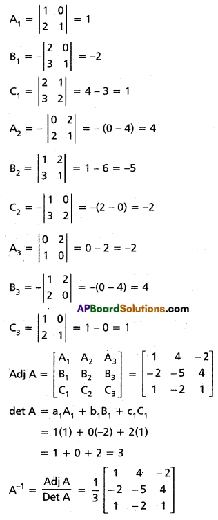 Inter 1st Year Maths 1A Matrices Solutions Ex 3(e) I Q1(iii)