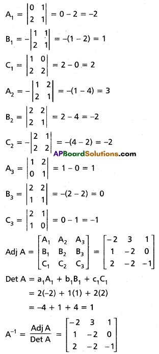 Inter 1st Year Maths 1A Matrices Solutions Ex 3(e) I Q1(iv)