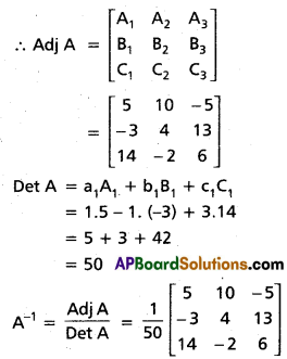 Inter 1st Year Maths 1A Matrices Solutions Ex 3(h) Q3(ii).1