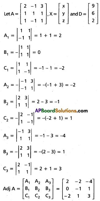 Inter 1st Year Maths 1A Matrices Solutions Ex 3(h) Q5(ii)
