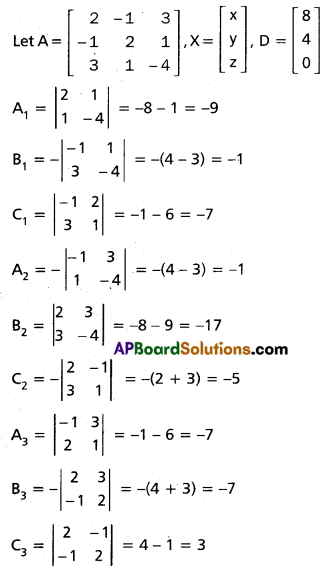 Inter 1st Year Maths 1A Matrices Solutions Ex 3(h) Q7(ii)