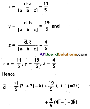 Inter 1st Year Maths 1A Products of Vectors Important Questions 42