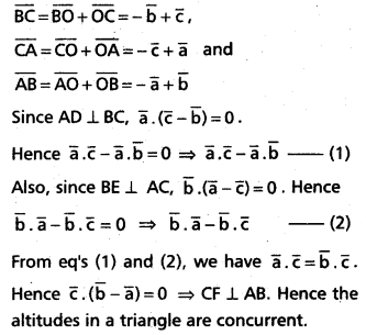 Inter 1st Year Maths 1A Products of Vectors Important Questions 56