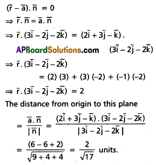 Inter 1st Year Maths 1A Products of Vectors Solutions Ex 5(a) II Q4