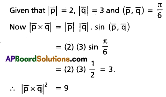 Inter 1st Year Maths 1A Products of Vectors Solutions Ex 5(b) I Q1
