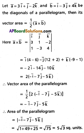 Inter 1st Year Maths 1A Products of Vectors Solutions Ex 5(b) I Q11
