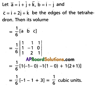 Inter 1st Year Maths 1A Products of Vectors Solutions Ex 5(c) I Q9