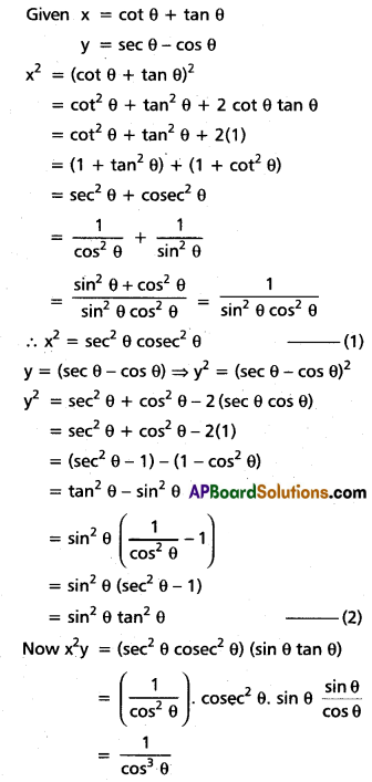 Inter 1st Year Maths 1A Trigonometric Ratios up to Transformations Solutions Ex 6(a) III Q3(iv)